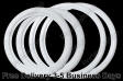 Atlas Motorcycle 16x 1-1/4" Slim pair.19x 1-1/4" Slim pair Whitewalls Portawall tire sidewalls, toppers, tyre Insert Trim Set of 4